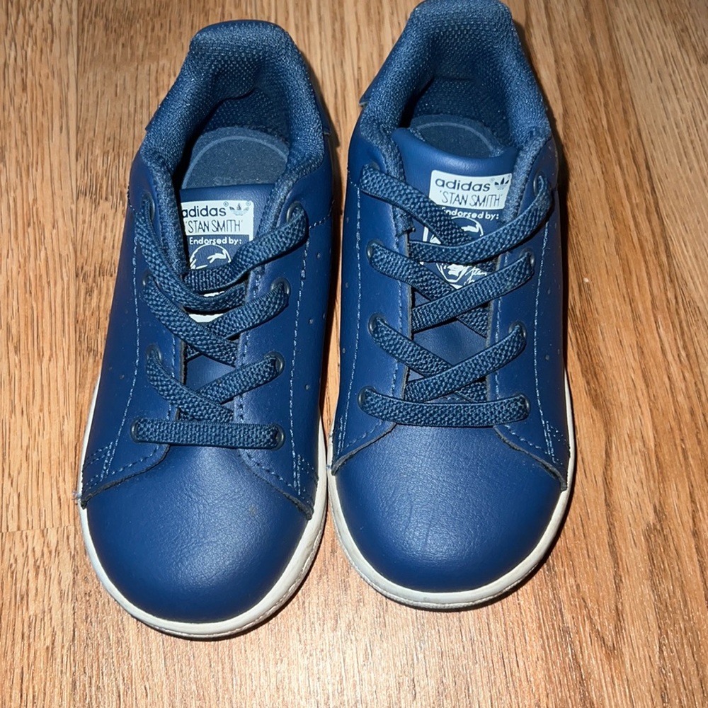 Blue adidas sneakers 7.5c